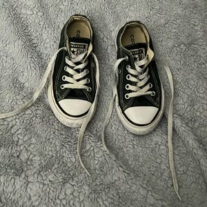Little kids Converse shoes, size 10.5, used but in pretty good shape still.